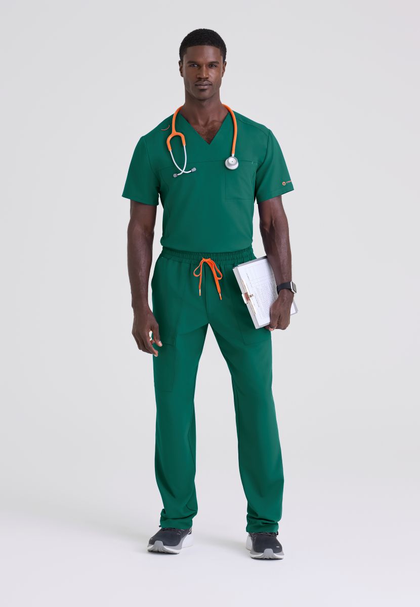 Terence  Men's Complete Scrub Set | Hunter Green