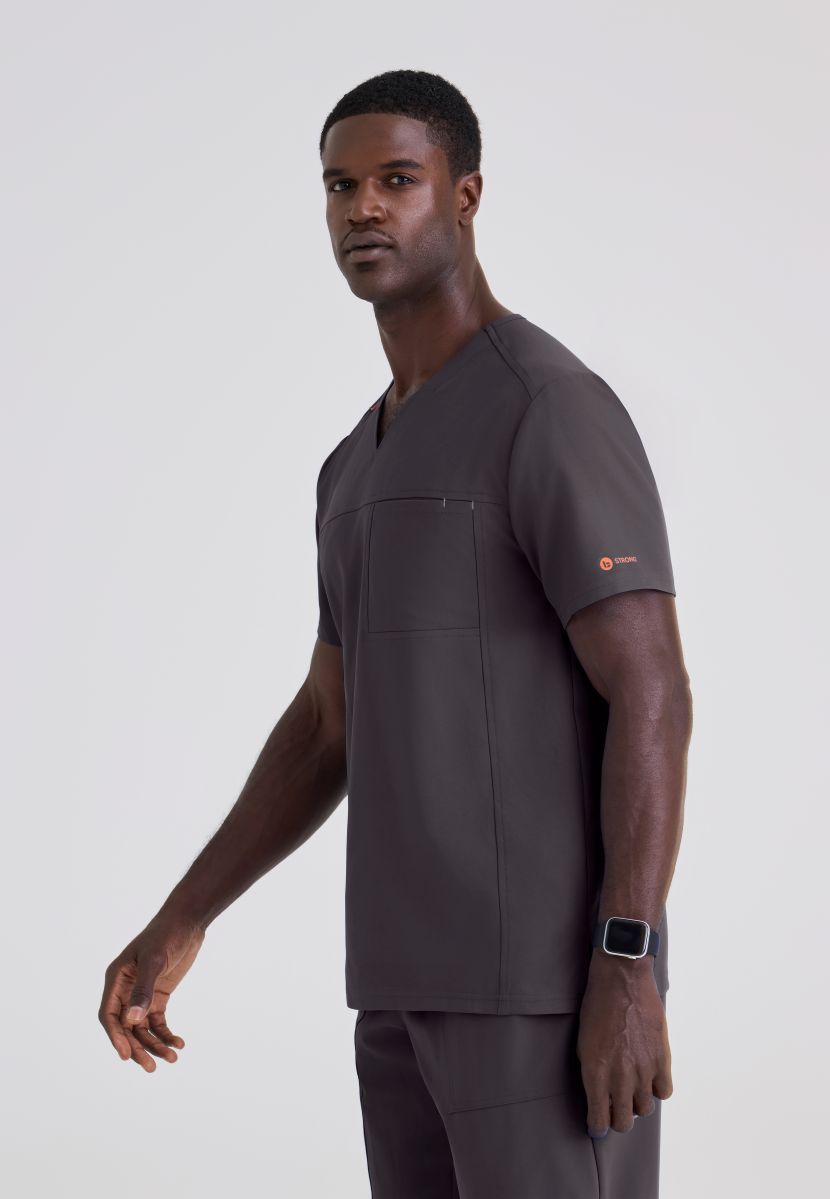 Terence  Men's Complete Scrub Set | Pewter Grey