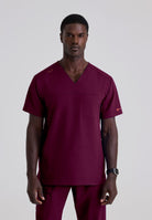 Terence  Men's Complete Scrub Set | Wine