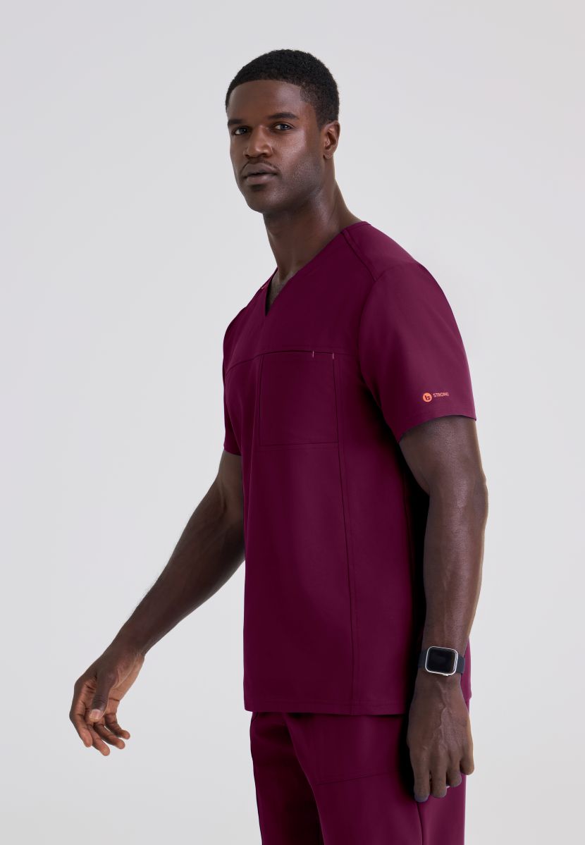 Terence  Men's Complete Scrub Set | Wine