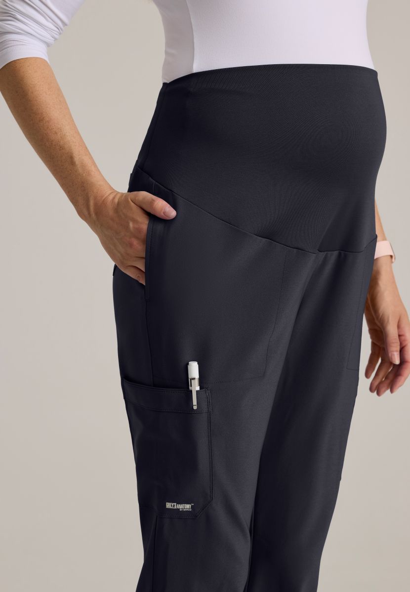 Grey's Anatomy Evolve Women's Promise 6-Pocket Maternity Pant | Steel