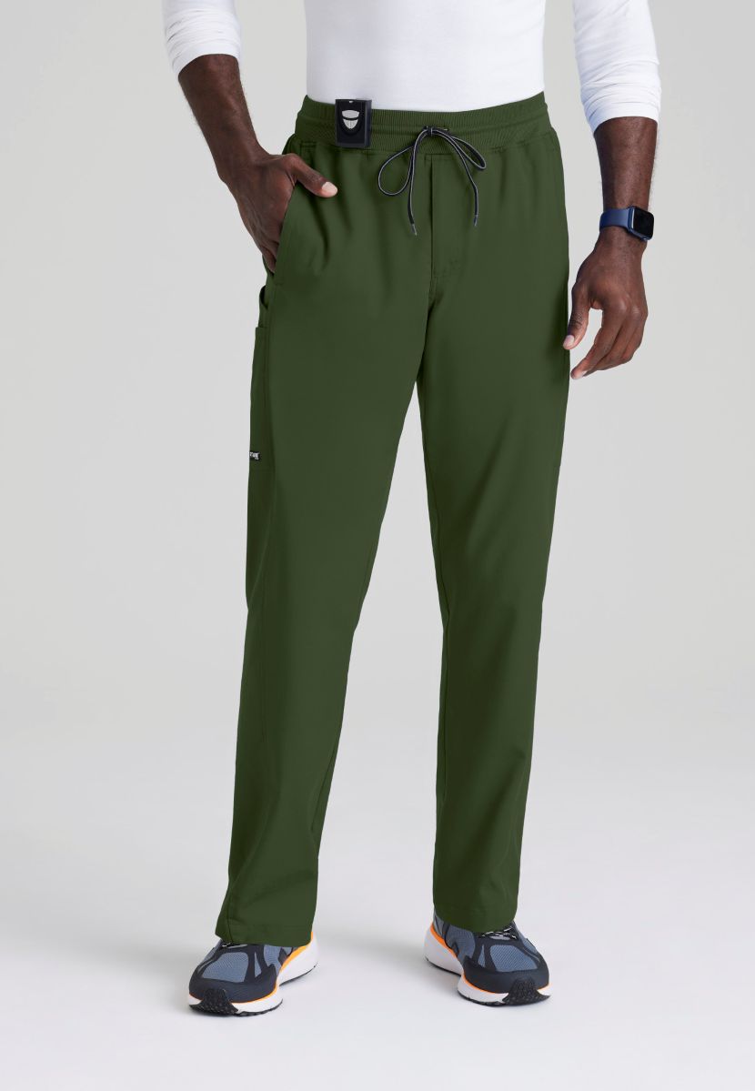 Grey's Anatomy Men's 6 Pocket Straight Pant | OLIVE