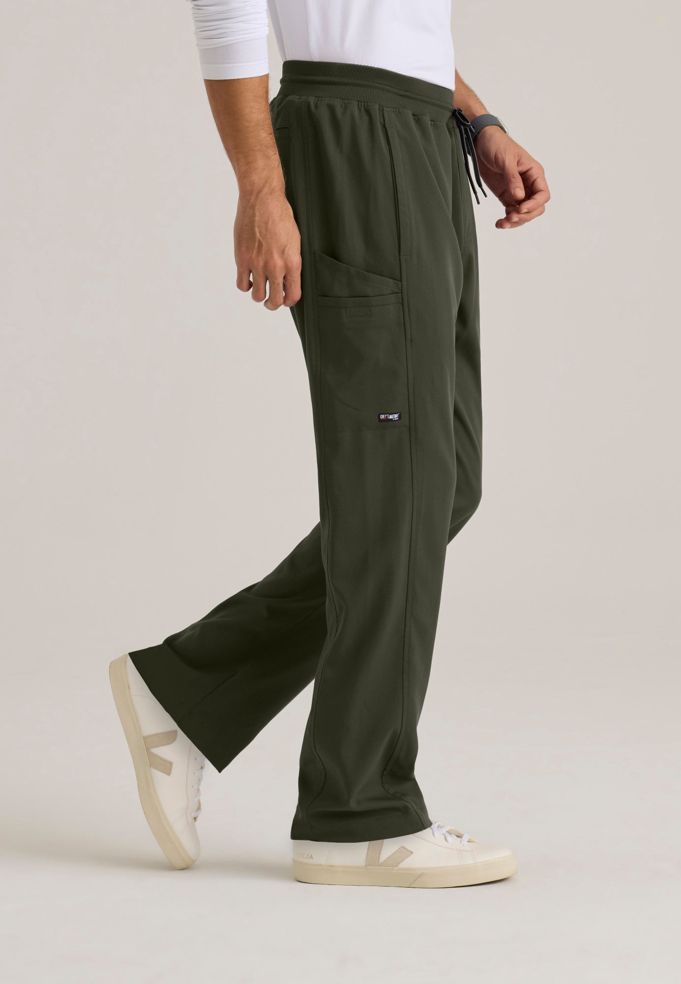 Grey's Anatomy Men's 6 Pocket Straight Pant | OLIVE