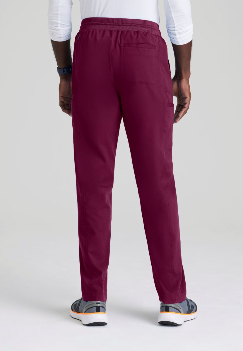 Grey's Anatomy Men's 6 Pocket Straight Pant | Wine