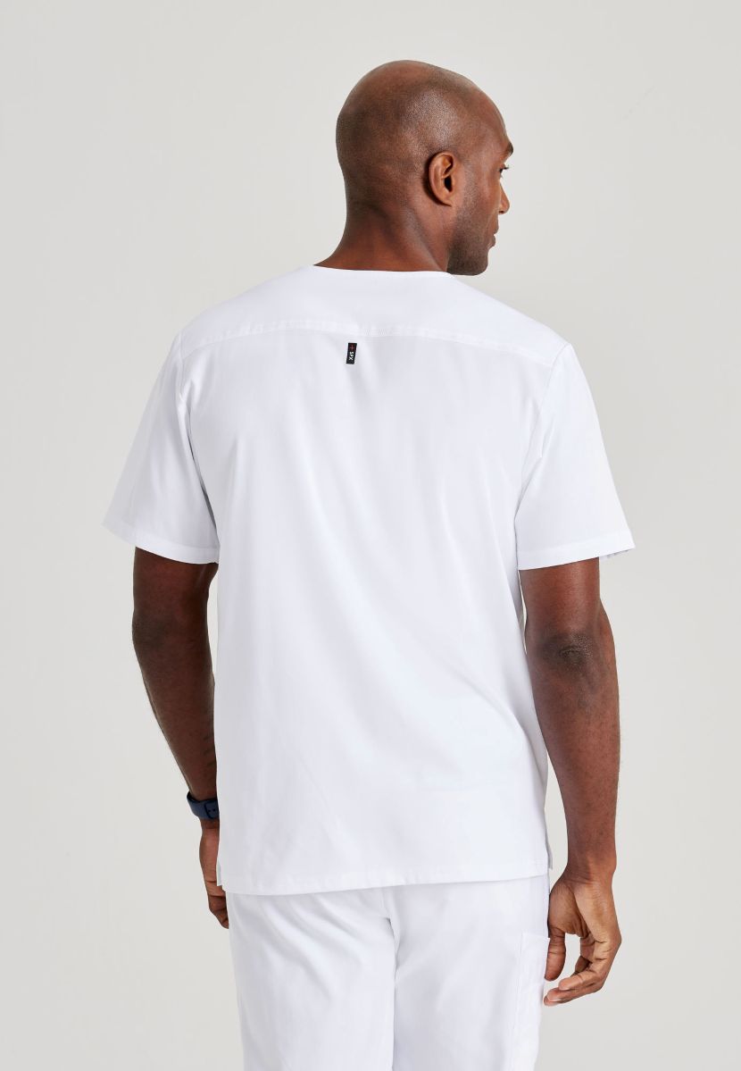 Grey's Anatomy Murphy V-Neck Scrub Top | WHITE