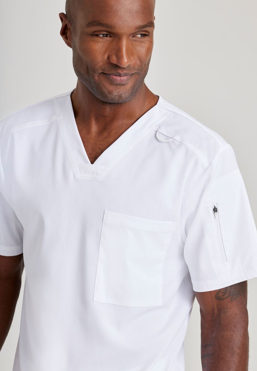Grey's Anatomy Murphy V-Neck Scrub Top | WHITE