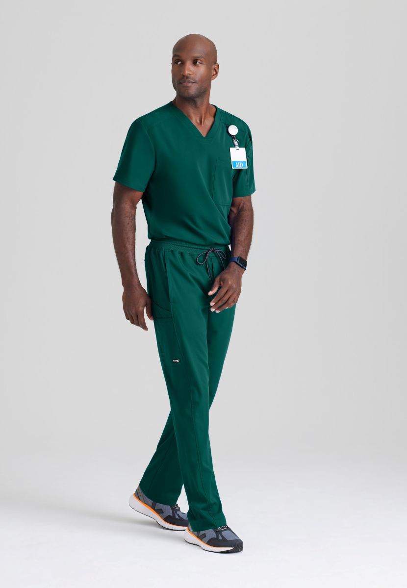 Grey's Anatomy Murphy V-Neck Scrub Top | Hunter Green