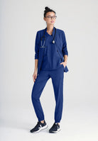 Greys Anatomy Evolve Virtue Warm Up Jacket | NAVY
