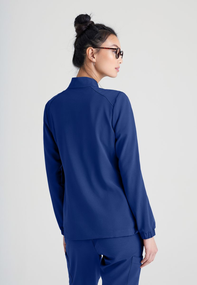 Greys Anatomy Evolve Virtue Warm Up Jacket | NAVY