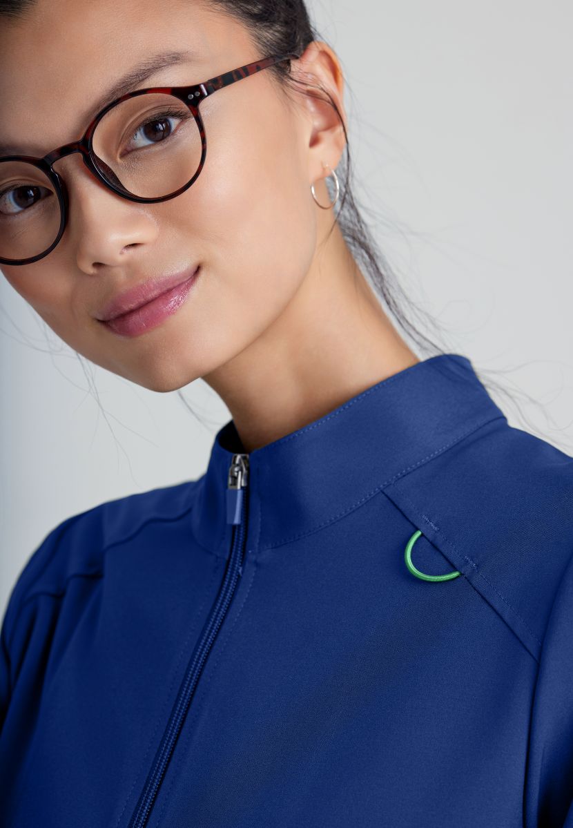 Greys Anatomy Evolve Virtue Warm Up Jacket | NAVY