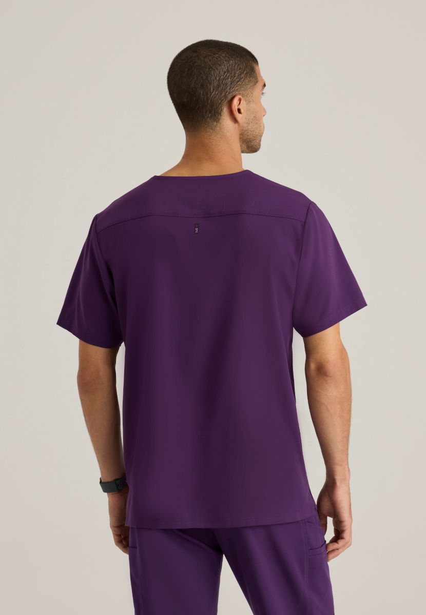 Grey's Anatomy Murphy V-Neck Scrub Top | Eggplant