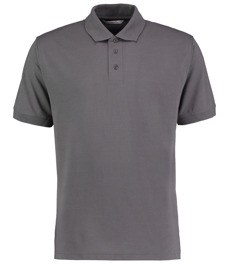 K403 Unisex  Kustom Kit Klassic Poly/Cotton Piqué Polo Shirt | Charcoal