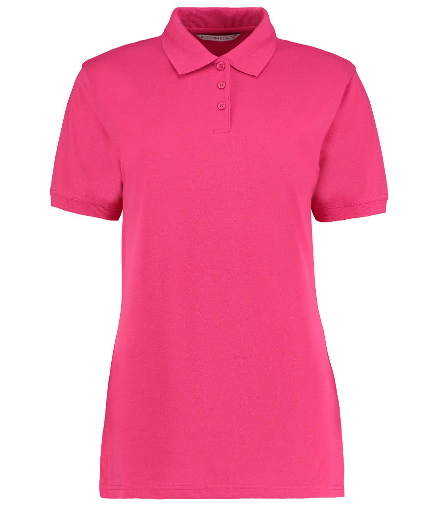 K703 Kustom Kit Ladies Klassic Poly/Cotton Piqué Polo Shirt | Raspberry