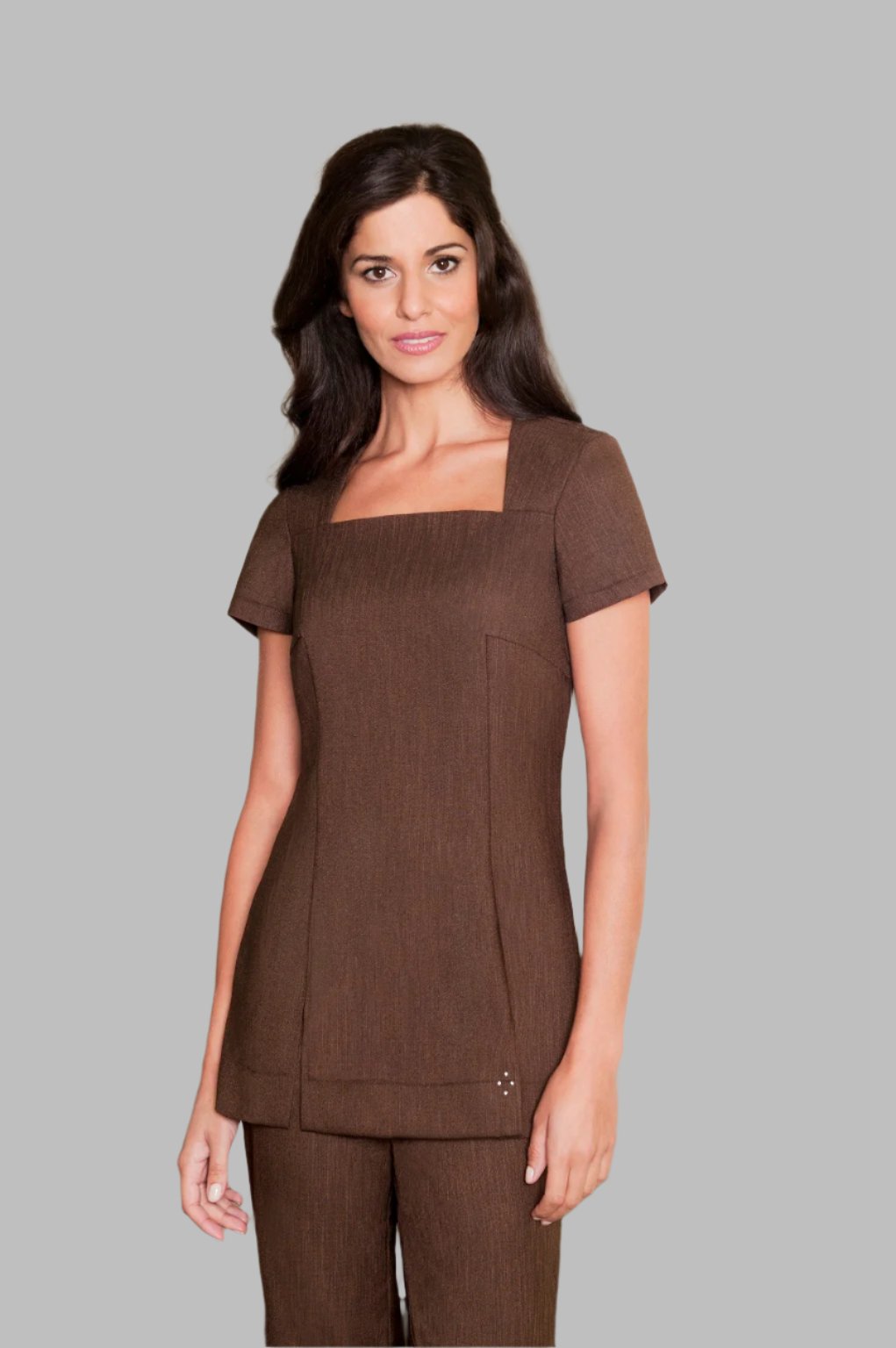SHANNON TUNIC | BROWN LINEN