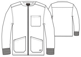 Skechers Men's 3 Pocket Warm-Up Zip Jacket | MAIN-IMAGE