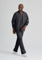 Skechers Men's 3 Pocket Warm-Up Zip Jacket | Pewter Grey