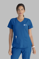 MATER PRIVATE NETWORK LOGO SKECHERS BREEZE 3-POCKET SHAPED HEM TOP | New Royal