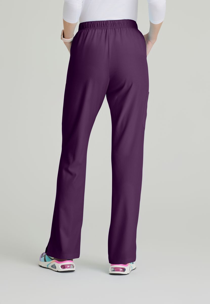 Skechers Reliance 3-Pocket Flat Front Scrub Trousers | Eggplant