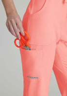 Skechers Reliance 3-Pocket Flat Front Scrub Trousers | Coral Fizz