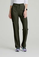 Skechers Reliance 3-Pocket Flat Front Scrub Trousers | Olive