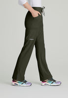 Skechers Reliance 3-Pocket Flat Front Scrub Trousers | Olive