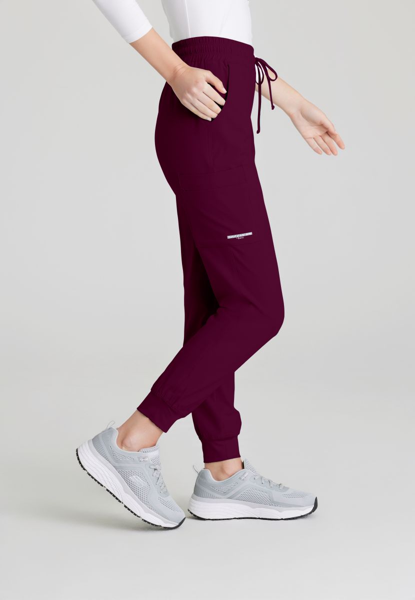 Skechers Theory 4-Pocket Waistband Jogger Pants | Wine