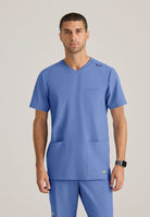 Skechers Thesis Three Pocket Rounded Neck Scrub Top | TRUE CEIL