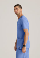 Skechers Thesis Three Pocket Rounded Neck Scrub Top | TRUE CEIL