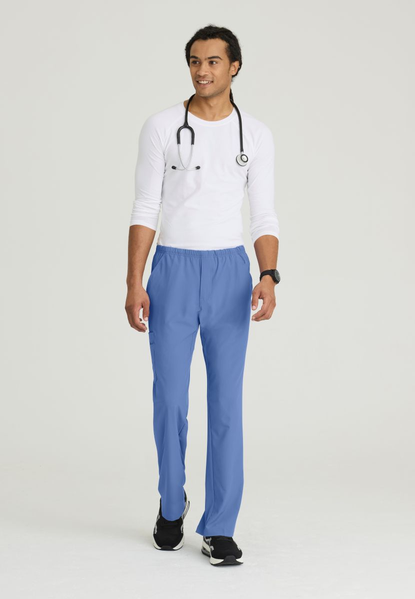 Skechers Male Structure 4 Pocket Elastic Waistband Scrub Trousers | TRUE CEIL