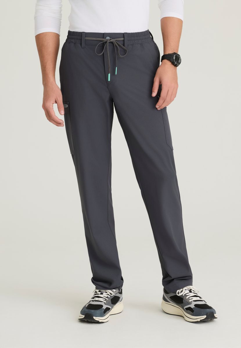 Terrain Men's 6 Pocket Double Cargo Pocket Straight Leg Pant | Pewter Grey