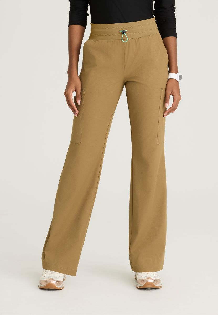 Skechers Explore Women's 5 Pocket Knit Waistband Fit &amp; Flare Pant | Duffle