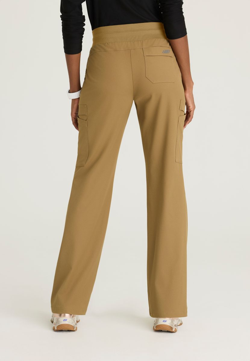 Skechers Explore Women's 5 Pocket Knit Waistband Fit &amp; Flare Pant | Duffle