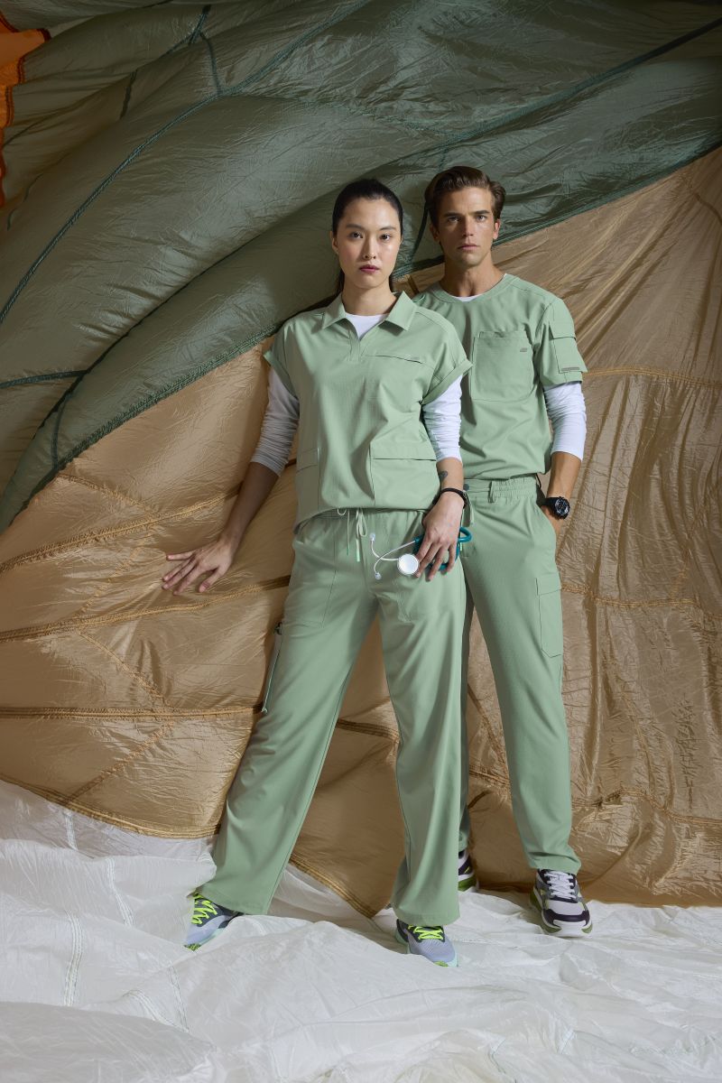 Skechers Charlie Women's 3 Pocket Shirt Collar Dolman Sleeve Top | Field Green