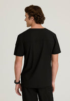 Skechers Station Men's 3 Pocket Round Neck High-Low Hem Top | BLACK