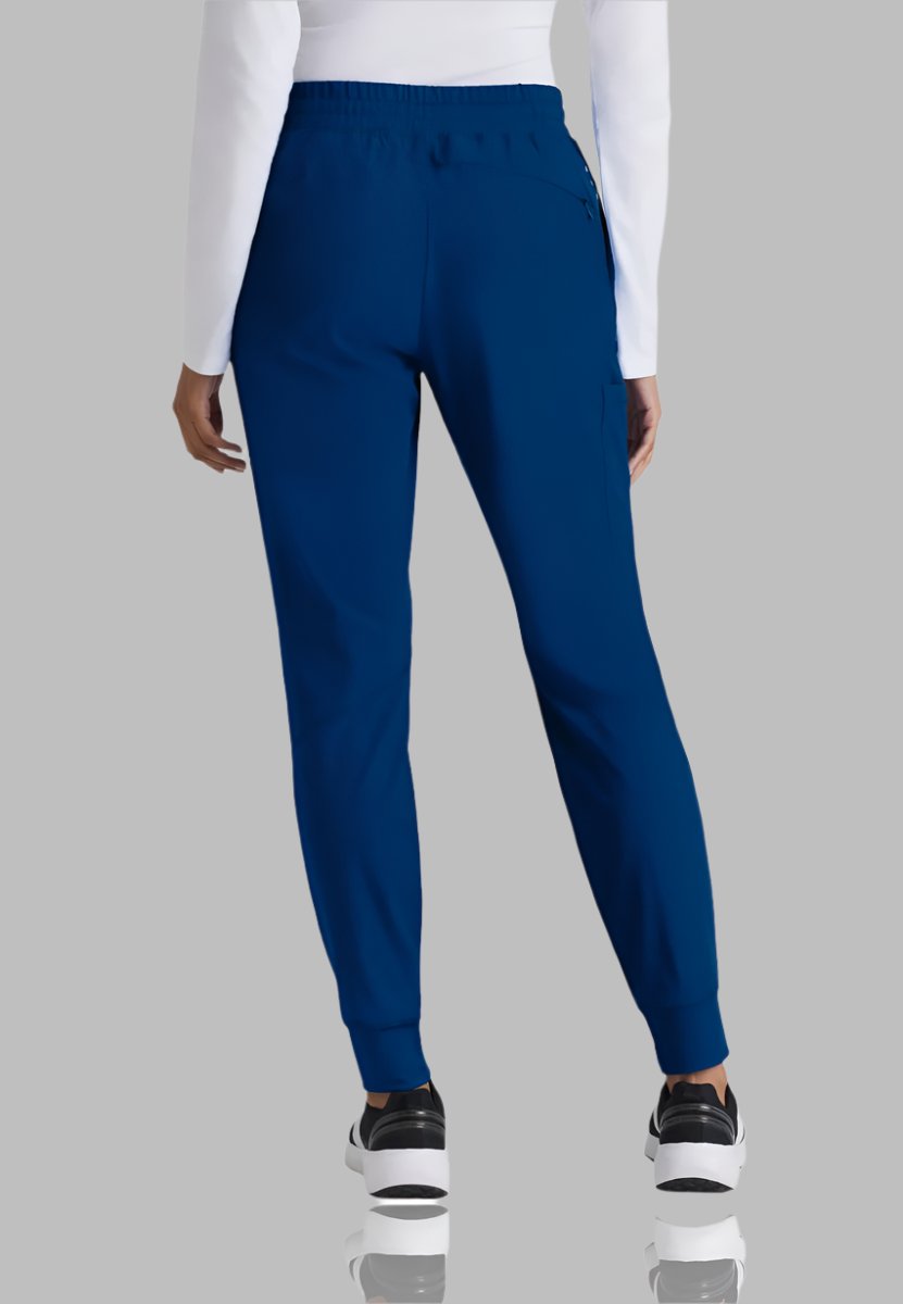 Barco One Drawstring Female Jogger Style Scrub Trousers | NAVY
