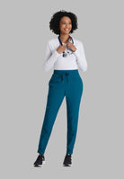 Barco One Drawstring Female Jogger Style Scrub Trousers | Bahama / Caribbean
