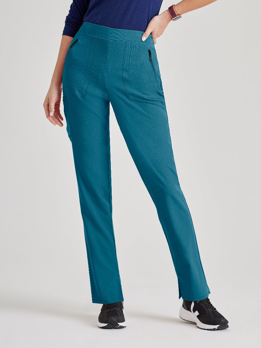 Barco Unify 5-Pocket Slim Leg Scrub  Pant | Bahama / Caribbean