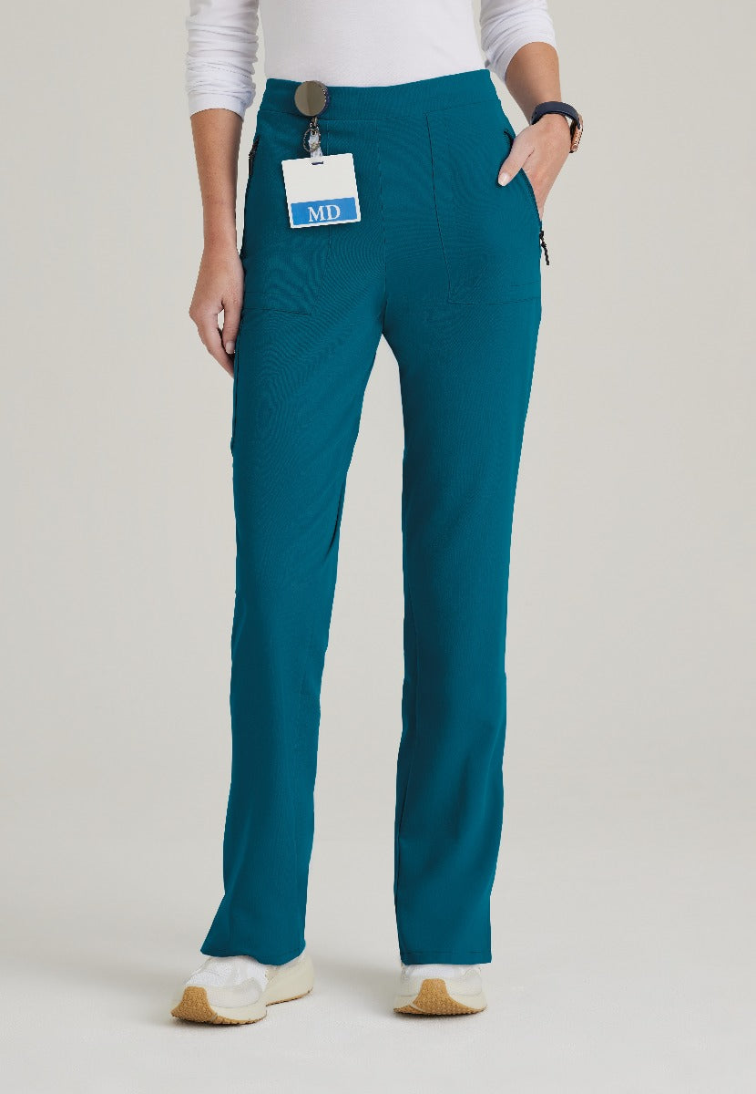 Barco Unify 5-Pocket Slim Leg Scrub  Pant | Bahama / Caribbean