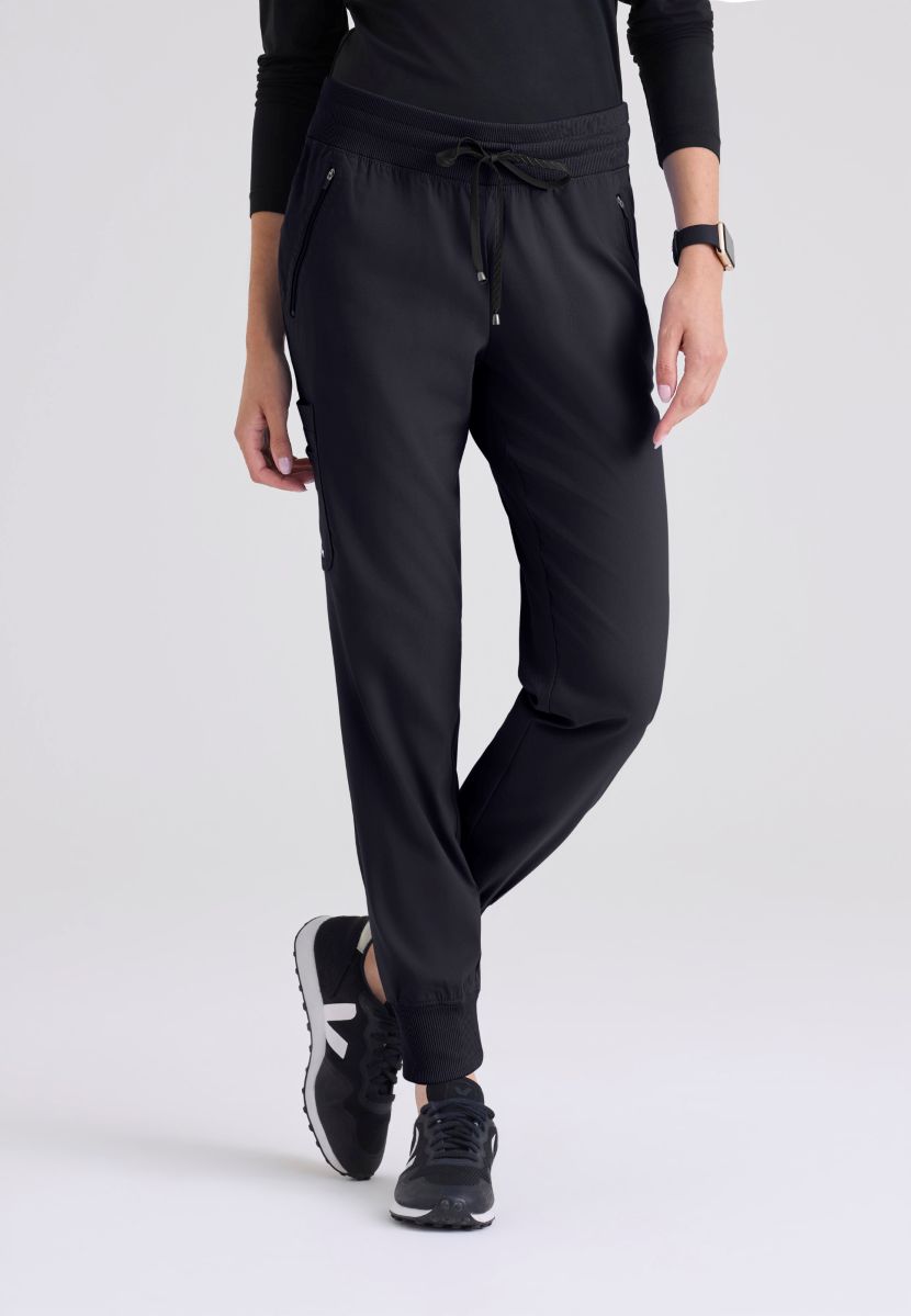 Grey's Anatomy Eden Women's 5-Pocket Cargo Jogger Scrub Pant  | Steel