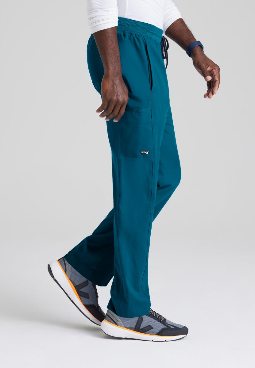 Grey's Anatomy Spandex Stretch Men's 6 Pocket Straight Pant | Bahama / Caribbean