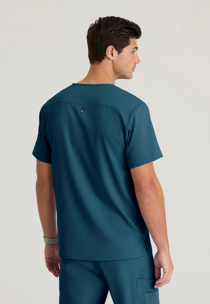 GRST079 Grey's Anatomy Spandex-Stretch Murphy Top | Caribbean