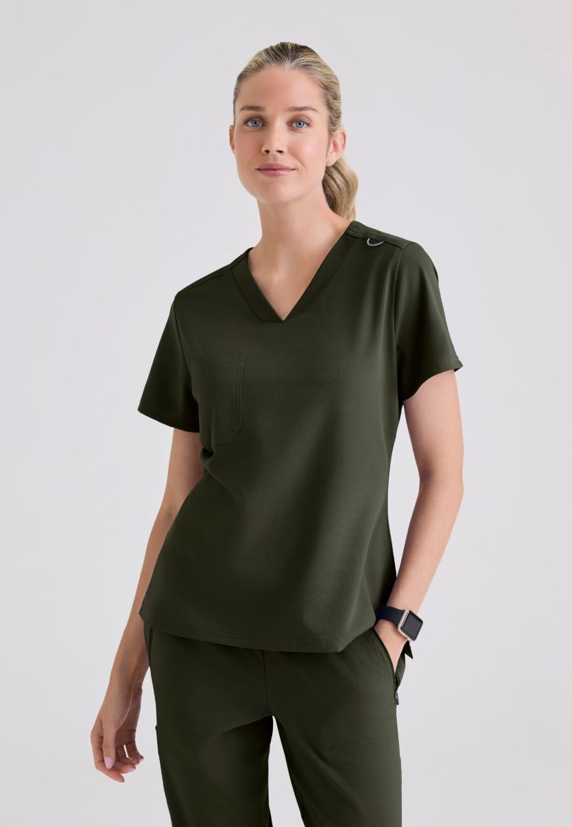 Grey's Anatomy Bree Tuck-in Scrub Top  | OLIVE