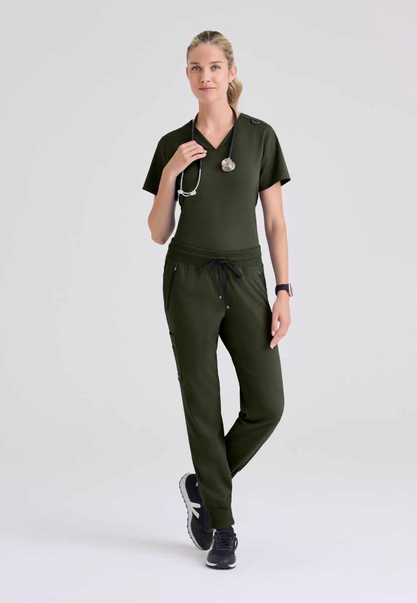 Grey's Anatomy Bree Tuck-in Scrub Top  | OLIVE