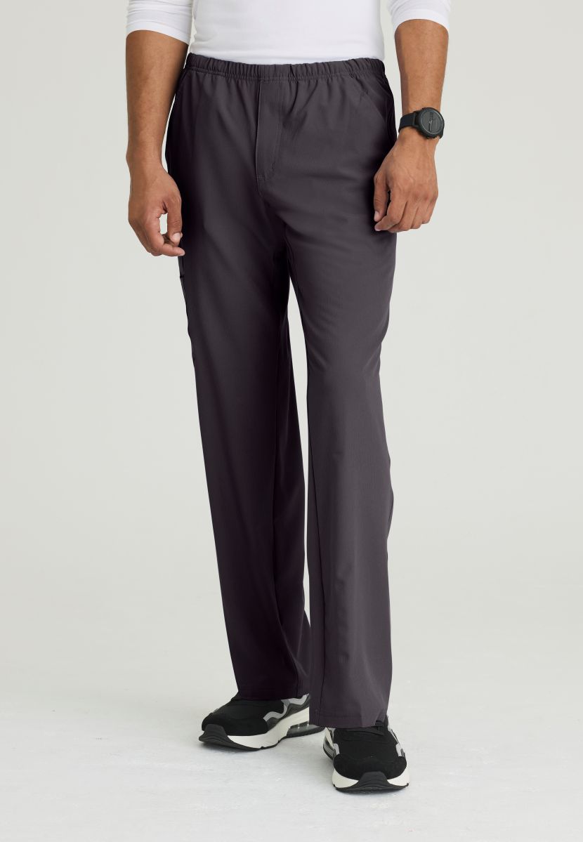 SKECHERS MALE STRUCTURE 4 POCKET ELASTIC WAISTBAND PANT | Pewter Grey