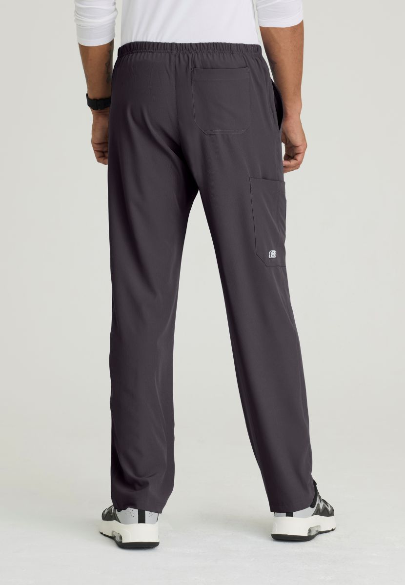 SKECHERS MALE STRUCTURE 4 POCKET ELASTIC WAISTBAND PANT | Pewter Grey
