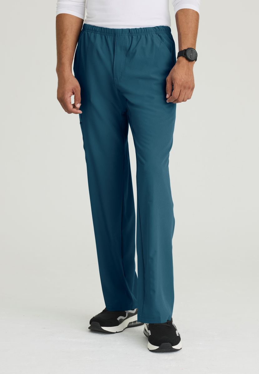SKECHERS MALE STRUCTURE 4 POCKET ELASTIC WAISTBAND PANT | Caribbean