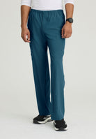 SKECHERS MALE STRUCTURE 4 POCKET ELASTIC WAISTBAND PANT | Caribbean