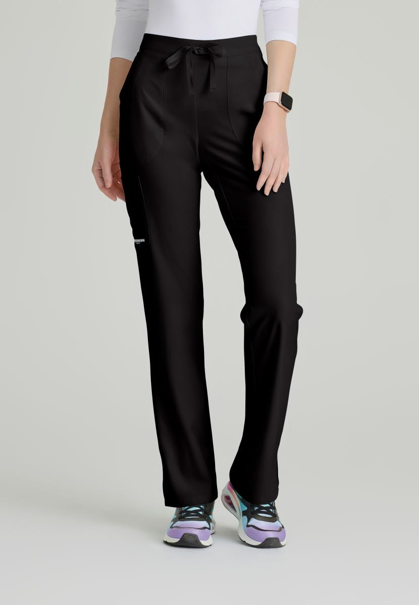 SKECHERS RELIANCE 3-POCKET FLAT FRONT PANTS  | BLACK
