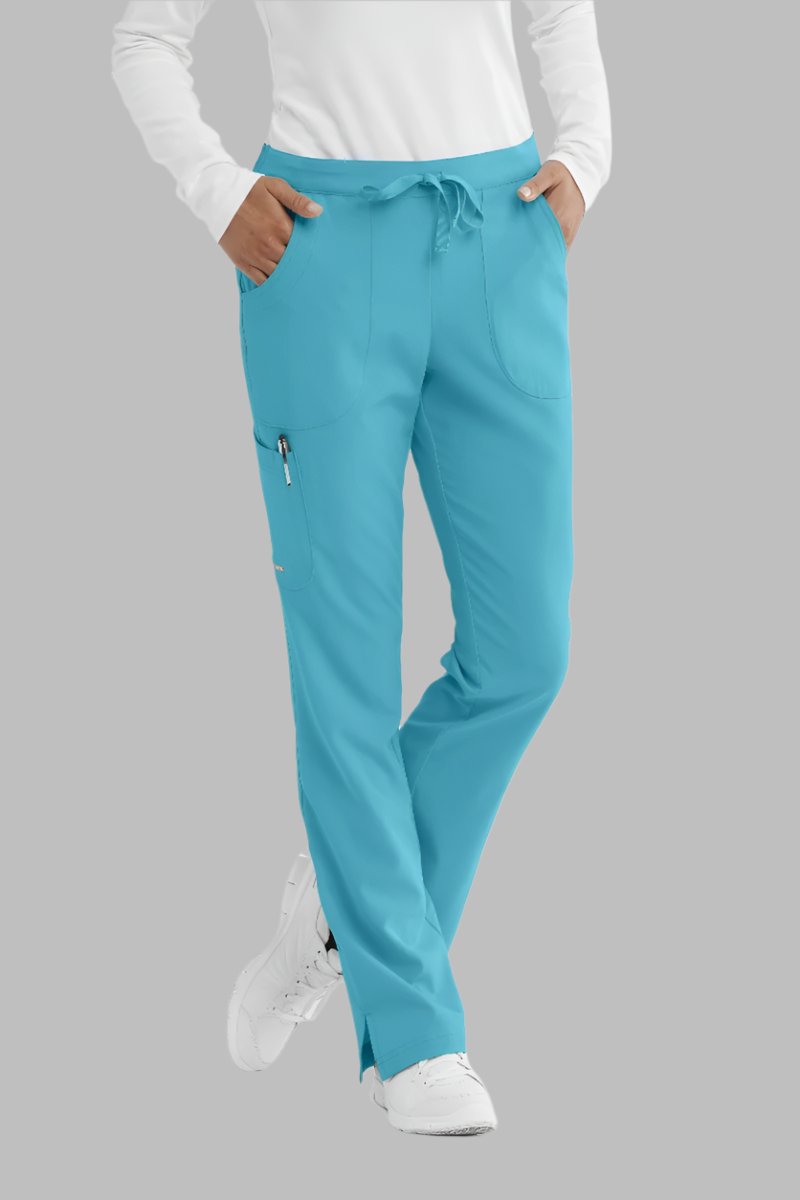 SKECHERS RELIANCE 3-POCKET FLAT FRONT PANTS  | TURQUOISE