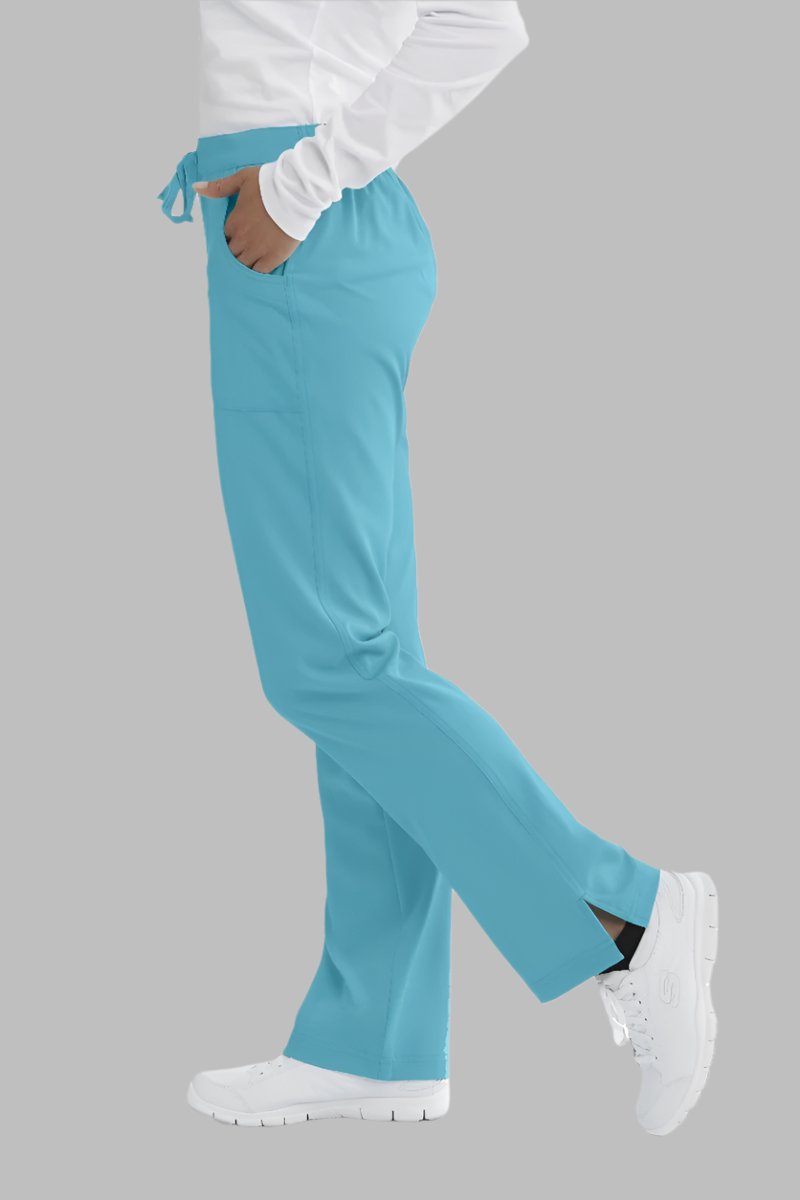 SKECHERS RELIANCE 3-POCKET FLAT FRONT PANTS  | TURQUOISE